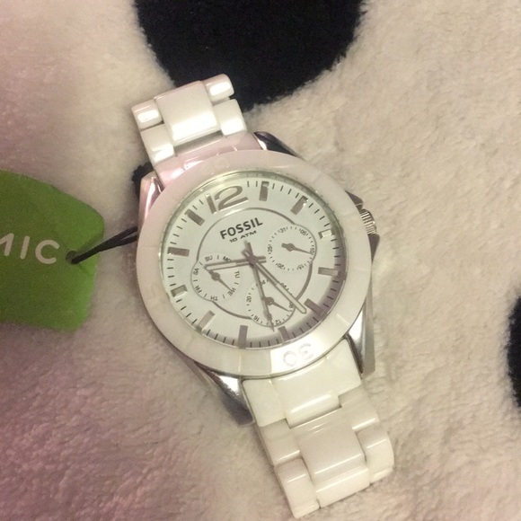 Fossil Accessories Fossil White Ceramic Watch Poshmark